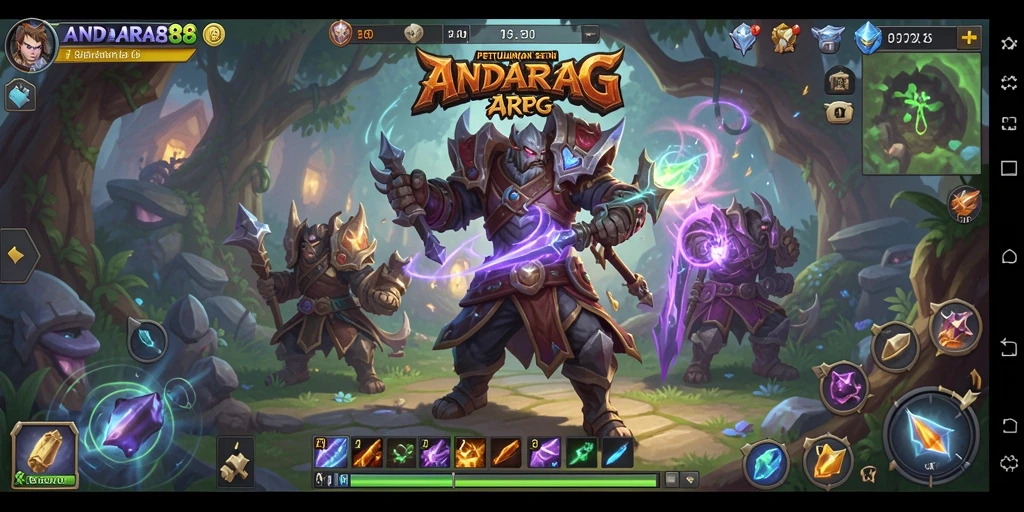 Tampilan gameplay seru dari petualangan ANDARA88 yang menantang.
