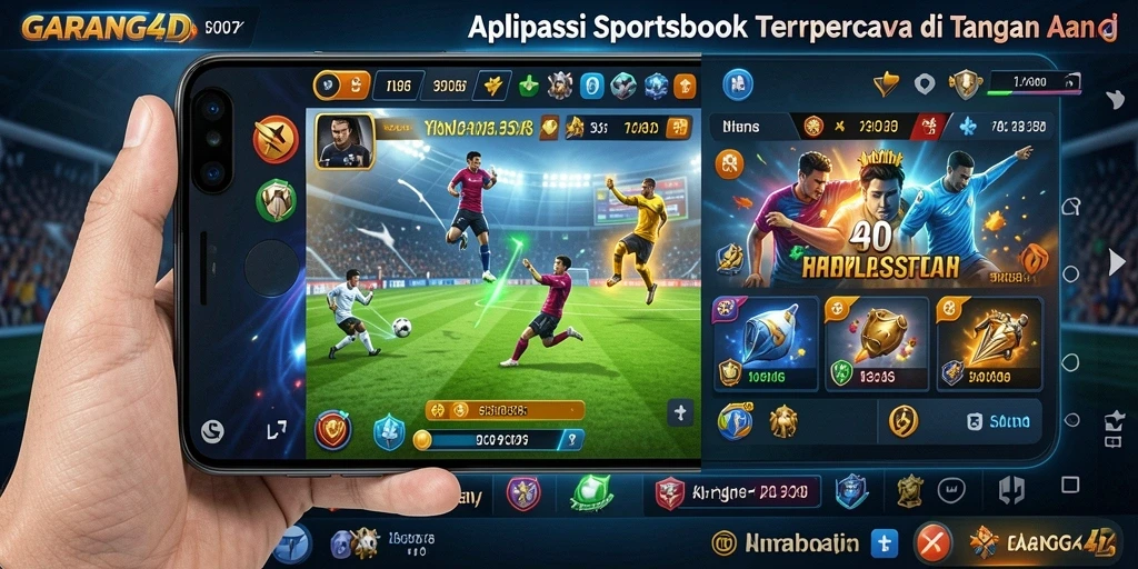 Tampilan gameplay Sportsbook GARANG4D yang menarik dan interaktif.