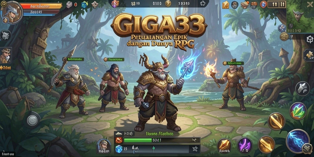 Tangkap momen seru dalam gameplay RPG GIGA33 dengan visual menakjubkan.