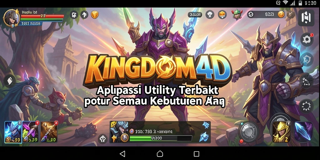 Tampilan antarmuka KINGDOM4D yang intuitif dan fungsional.