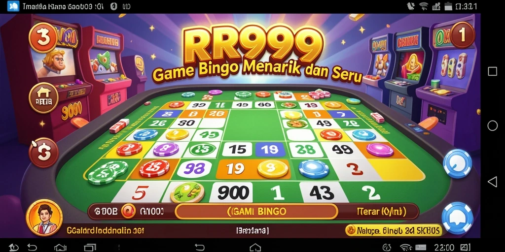 Tampilan gameplay menarik dari game Bingo RR999.